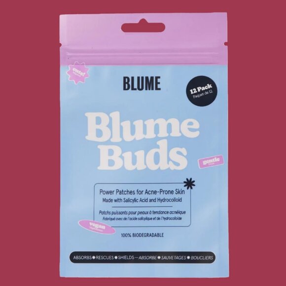 Blume Buds Power Patches for Acne-Prone Skin - 12 Pack - Picture 1 of 2